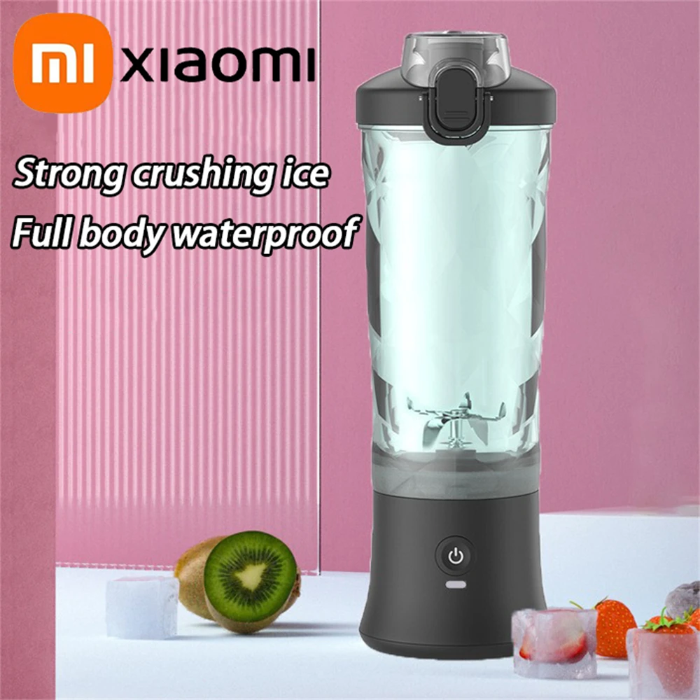 

2024 Xiaomi Portable Blender 600ML Electric Juicer Fruit Mixers 4000mAh USB Rechargeable Smoothie Mini Blender Personal Juicer