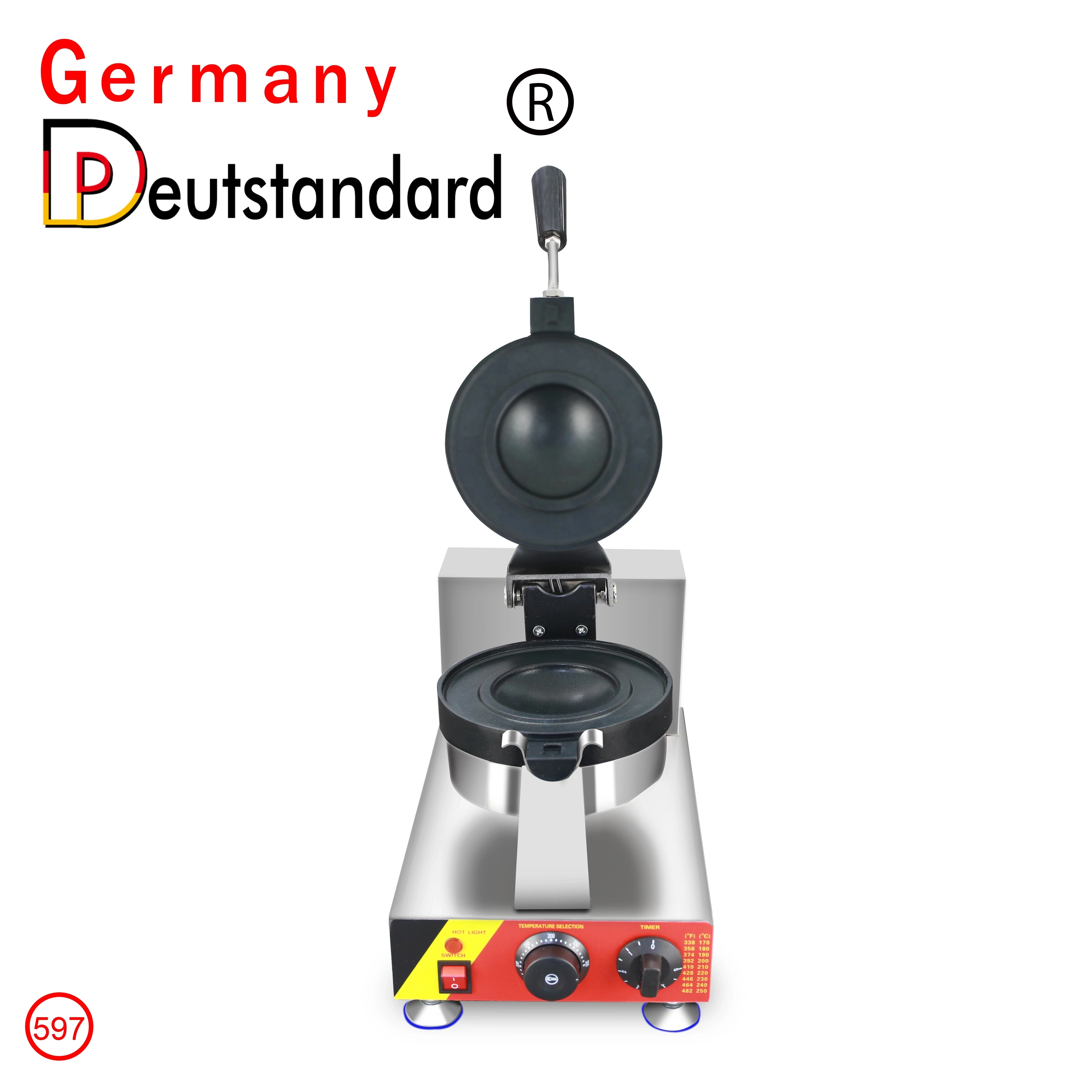 2023 Nuovo Progettato Hamburger Press Maker Burger Machine Gelato Panini Press Ice Cream Waffle Cup Hamburger Waffle Making Machine