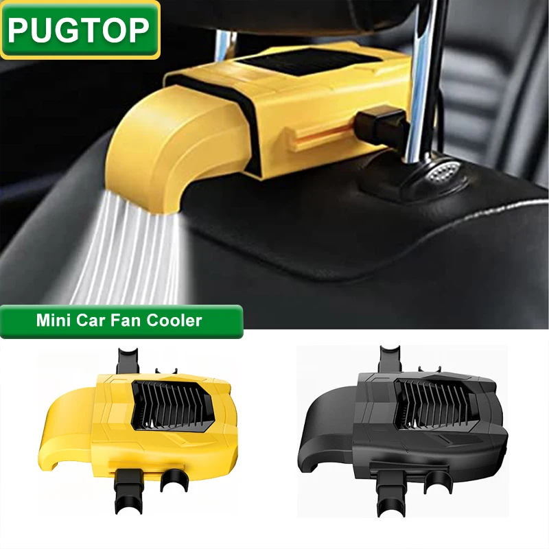 

Portable Car Seat Fan 5V USB Rechargeable Rear Seating Fan 3 Speed Adjustable Car Seat Back Cooling Fan Air Fan for Vehicles