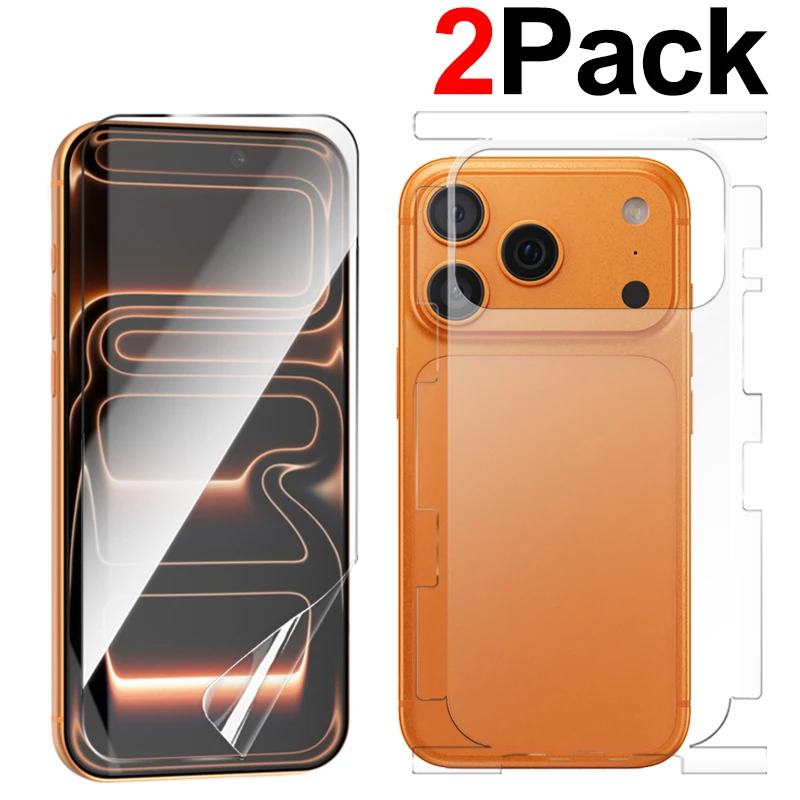 Full Cover Hydrogel Screen and Back Protector: Anti-Scratch Protective Film