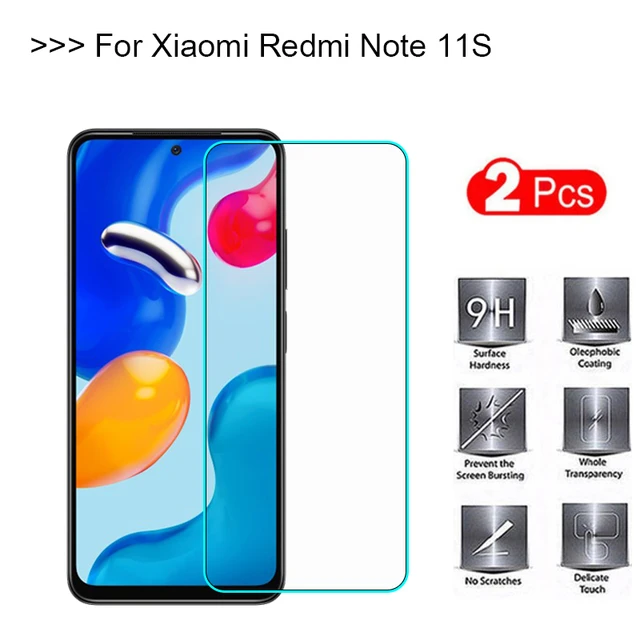 2PCS Cristal Templado Redmi Note 11 S Explosion-proof Protective Film  Screen Protector for Redmi Note 11S 4G 5G Case Smartphone - AliExpress