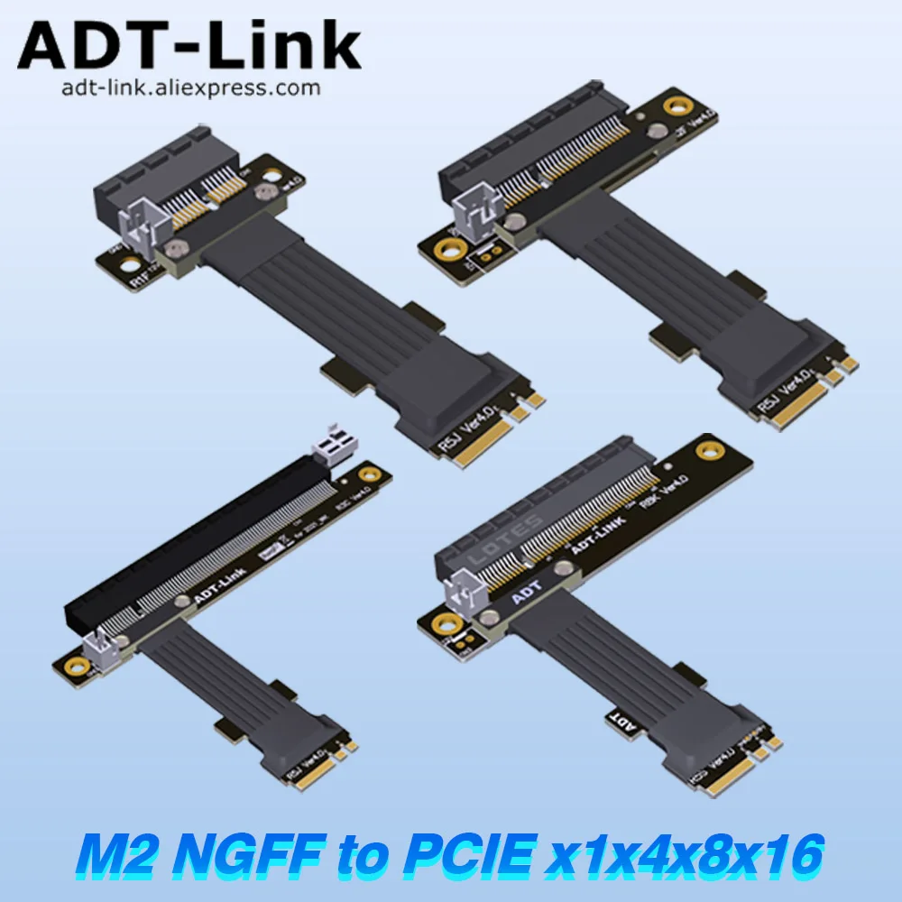 

M.2 Key A.E. NGFF WiFi To PCI Express X1 X4 X8 X16 Extension Cable Riser PCI-E 3.0 4.0 for PCIe SSD Audio Card M.2 A.E Extender