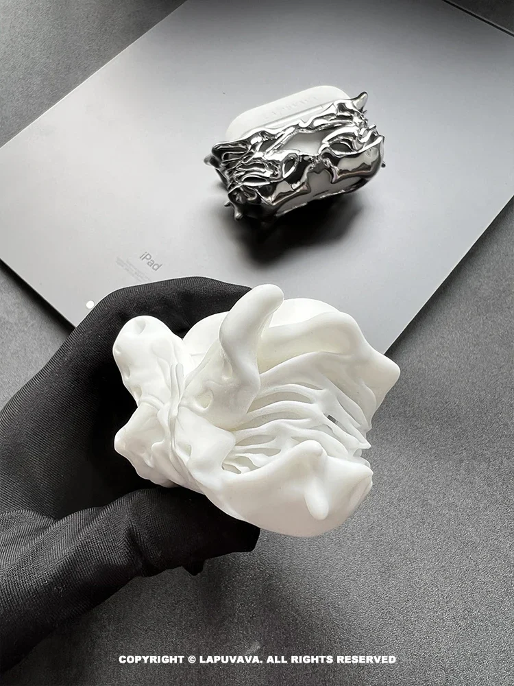 3D Butterfly Art AirPods Case Artistic Silicone Design