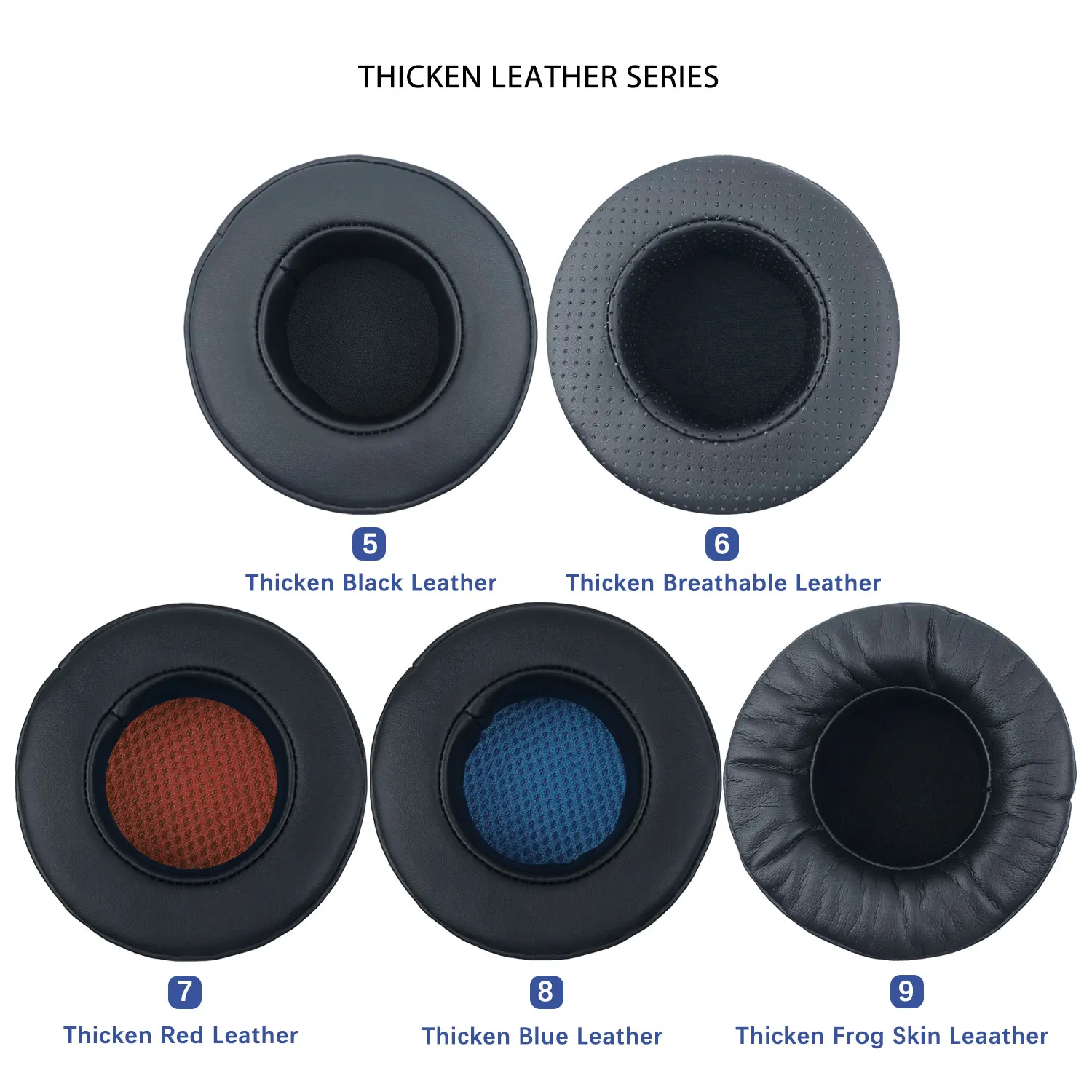 TROODITTE 교체용 이어패드, 파이어니어 HDJ500 헤드폰, 두꺼운 메모리 폼 쿠션