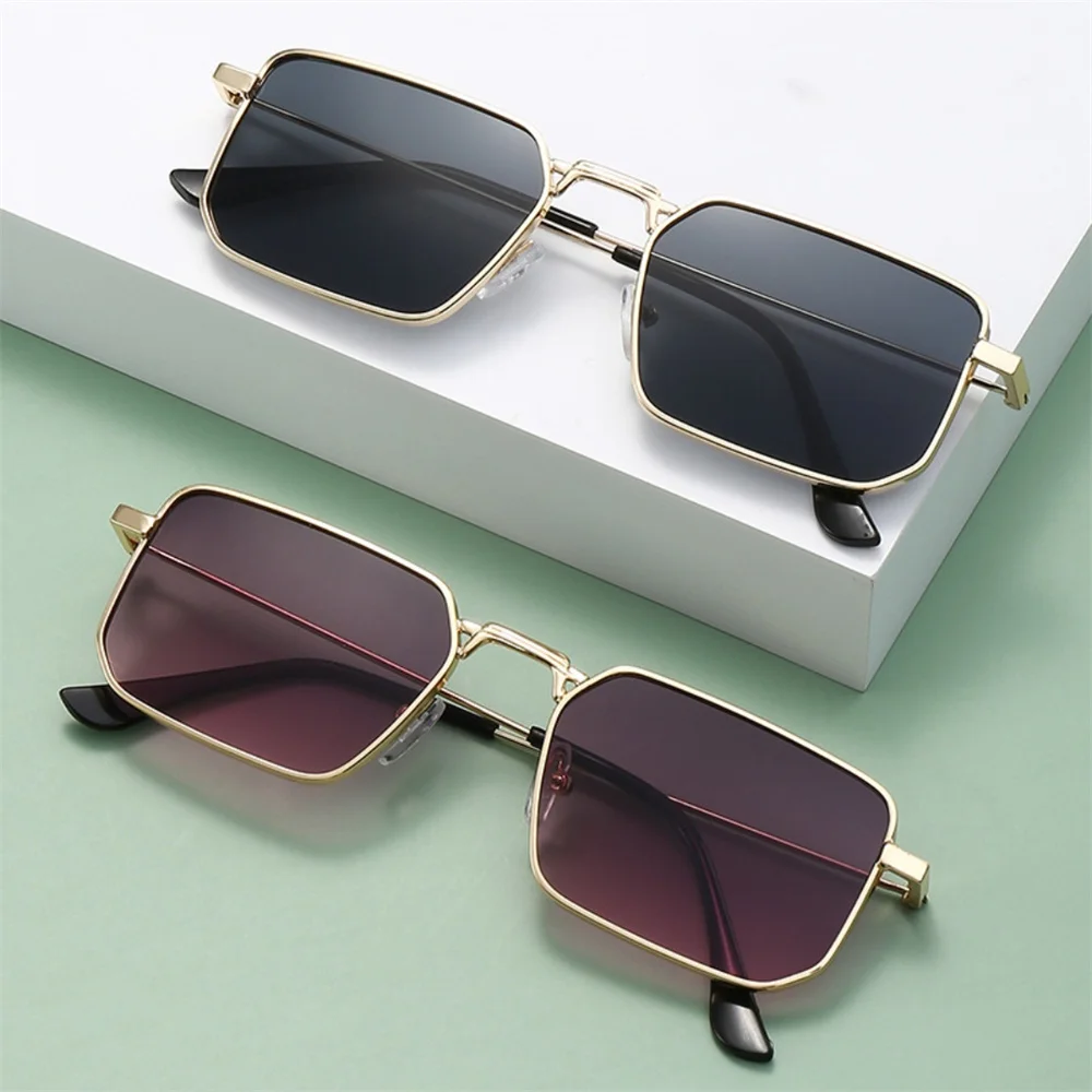 Men Women Driving Sunglasses Metal Narrow Frame Luxury Design Anti UV400 Vintage driving glasses vintage sunglasses women sunglasses