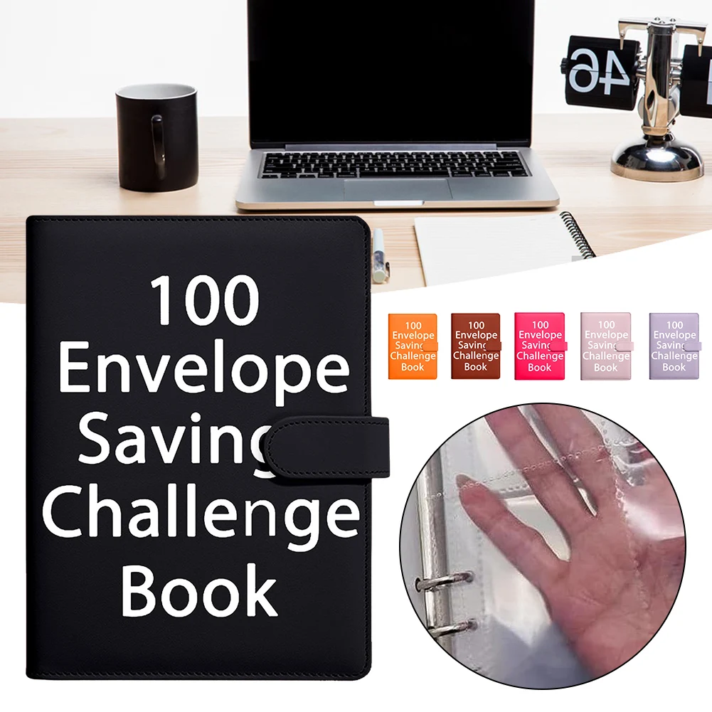 Meaningful 100 Envelope Saving Challenges Notebook Multi-pages Useful Money Management Notebook For Making A Plan