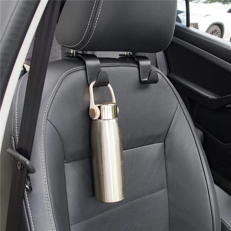 4Pcs Car Headrest Hooks Seat Back Organizer 6