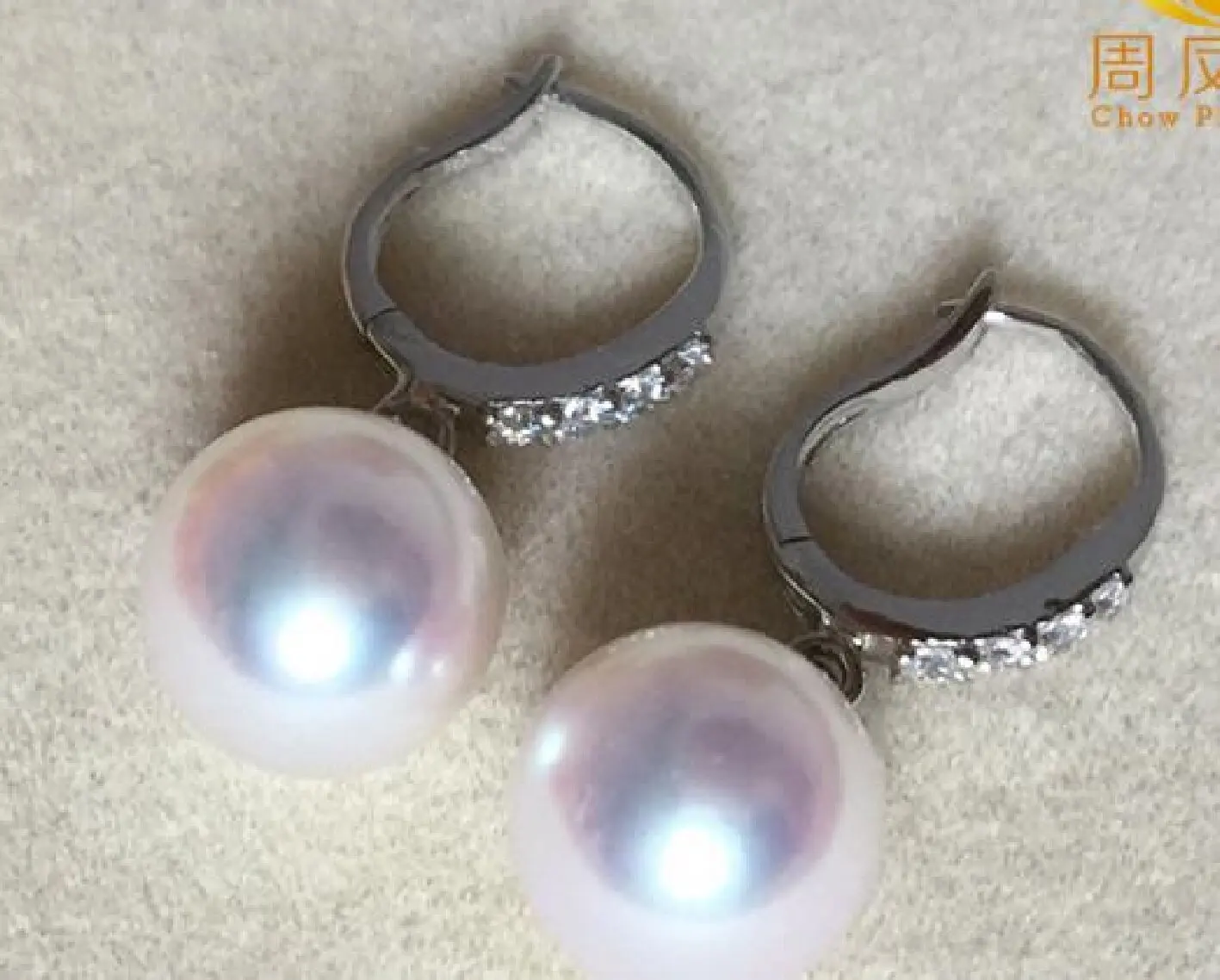 

free shipping charming 9-10mm south sea white pearl earring 925 silver