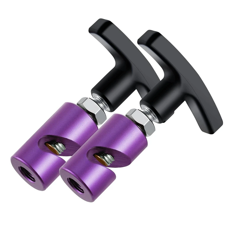 

1 Piece Spark Plug Caliper And Car Hood Prop Rod Tool Strut Clamp 2In1 Tool 12Mm Purple