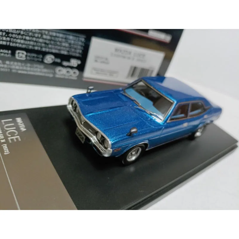 Hi-story 1:43 Mazda Luce Custom GR II 1972 빨간색 자동차 모델 수지