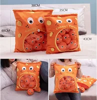 Kawaii Snack Pillow Cushion Stuffed Some Plush Doll Balls,Creative Plush Throw Pillow,Suitable for Giving As Gift To Your Child 1