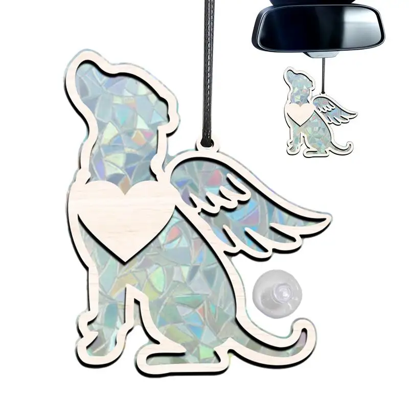 Acrilico Hang Sun Catcher Rainbow Maker Acrilico Dog Memorial Sun Catcher Dog Memorial Pet Painty Sun Catcher Per Amici Di Famiglia