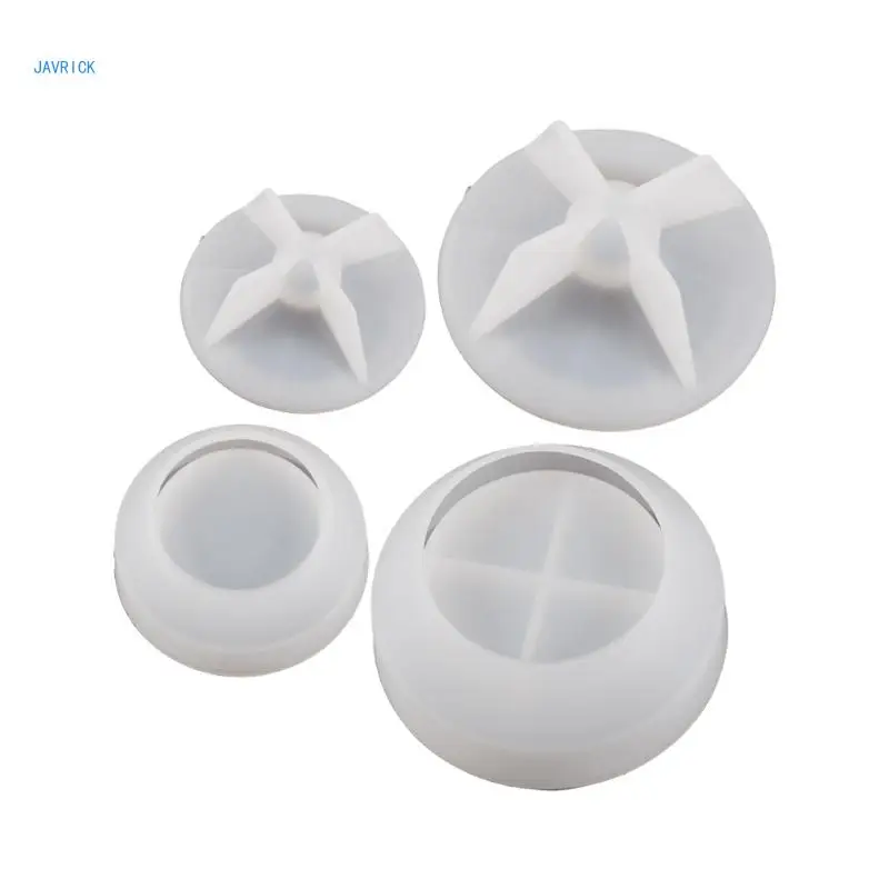 Silicone Storage Box Mould Jewelry Box Moulds Round Shaped Resin Mold Storage Container Molds with Lid for DIY Crafts