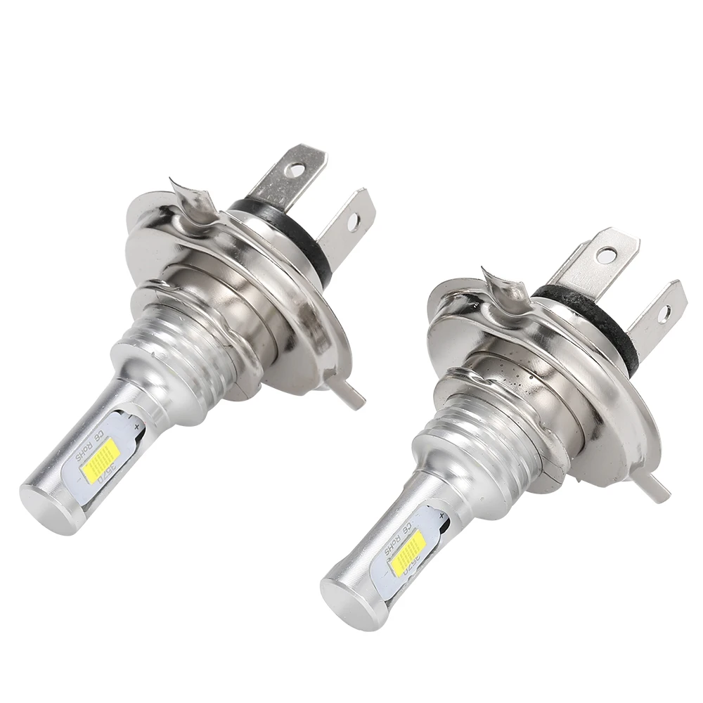 LED 2Pcs 1:1 Size 20000LM H7 Lights Mini Head Lamp CSP Wireless Car LED Headlight Bulbs Super Bright White 12V 24V Fog Light