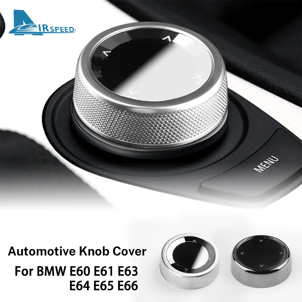 

AIRSPEED for BMW E60 E60 E61 E63 E64 E65 E66 IDrive Multimedia Button Knob Cover Accessories E Chassis 7-button Crystal