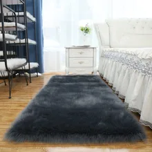 

Thick Carpet Soft Sheepskin for Living Room Plush Rug Bedroom Imitation Wool Fluffy Floor Carpets Window Bedside Home Decor Rugs