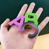 24-76pcs EVA Foam Magnetic Alphabet Letters Learning Spelling Counting Set Refrigerator Stickers Educational Toys For Toddlers 5