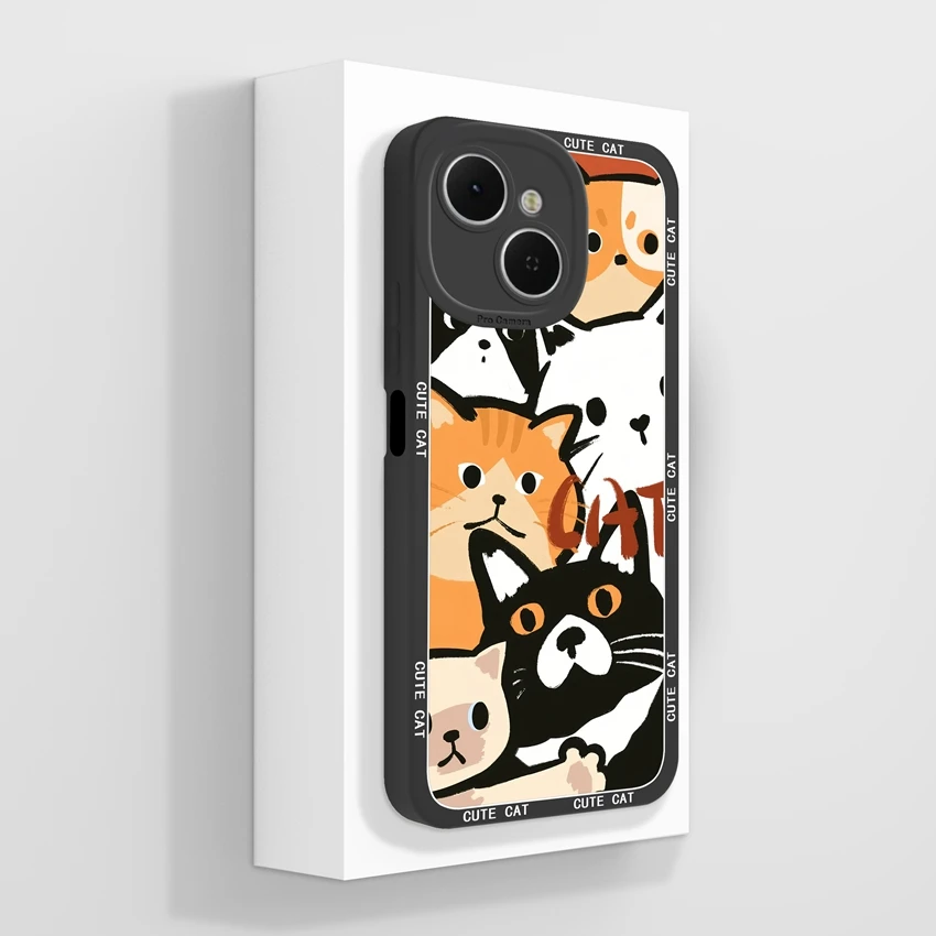 Cute Rabbit Shockproof Silicone Phone Case - Tecno Spark 40C