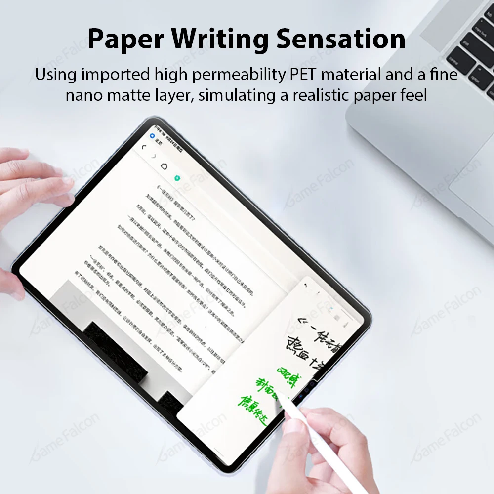 Paper-like Film Protector de Tela para Ipad Ipad Pro 11 12.9 4th 6th 12 Air 9th 10th Generation Mini 7th ° 102 Paperfeel - Imagem 6