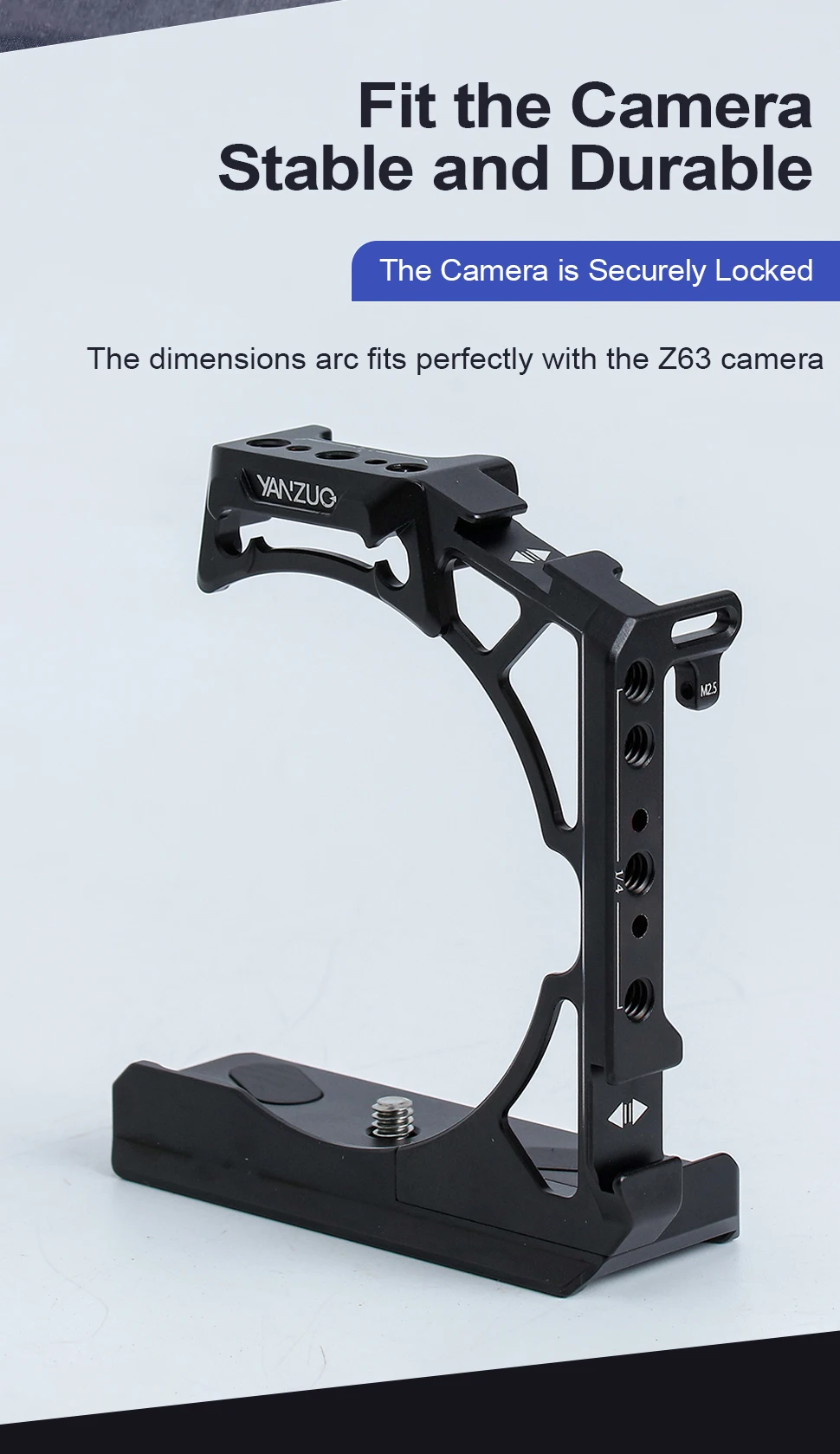 For Nikon Z63 Digital Slr Camera Z6iii Video Stabilizer Quick Board Half Cage Ac