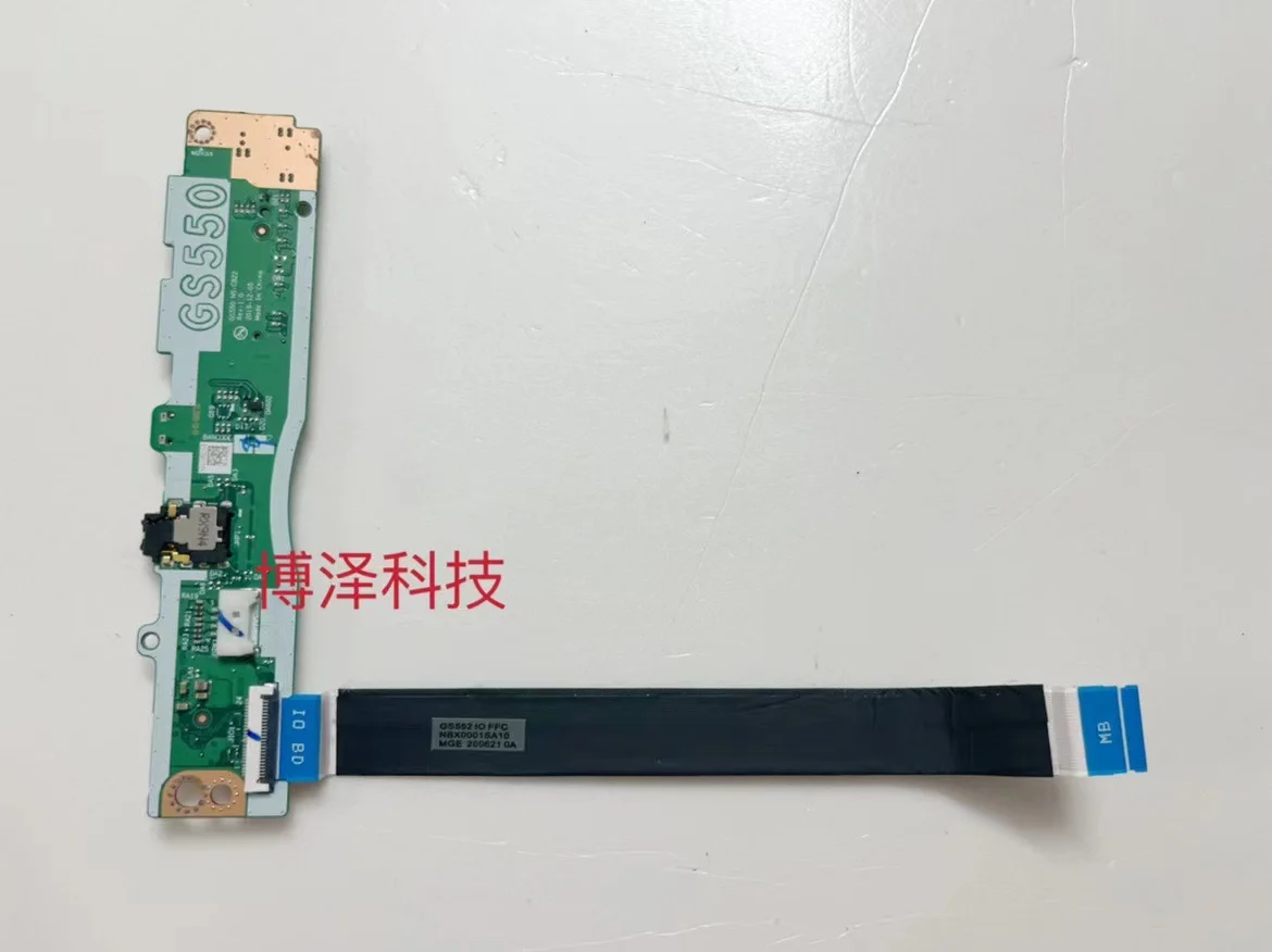 Mllse Original para Lenovo Ideapad 15iil05 315iil05 Placa de Interruptor de Botão Áudio de Laptop 4553br12105 Gs550 Ns-c822 Navio Rápido - Imagem 3