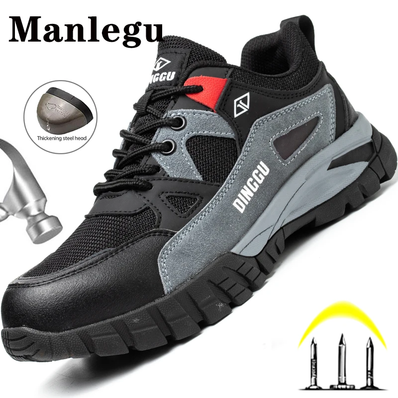 Indestructible Safety Work Shoes Steel Toe Boots Breathable Sneakers For Men USA 