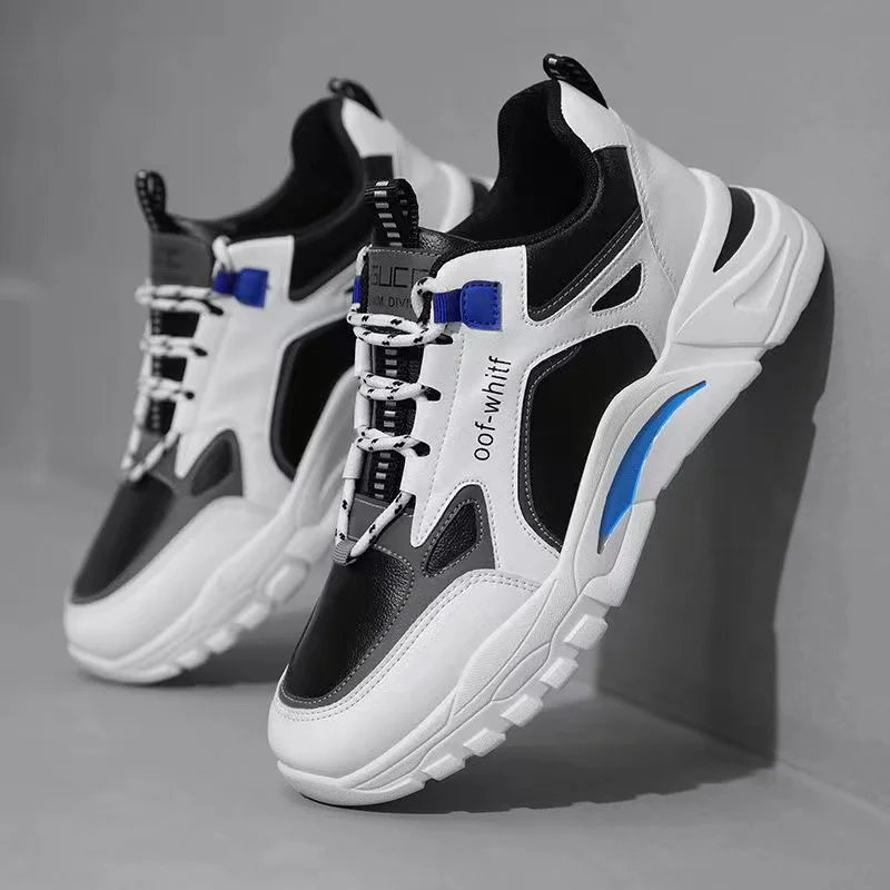 

Men's Leisure Sports Shoes 2023 New Autumn Breathable Mesh Non-slip Shoes for Men Casual Increase Fashion Men's Running Shoes