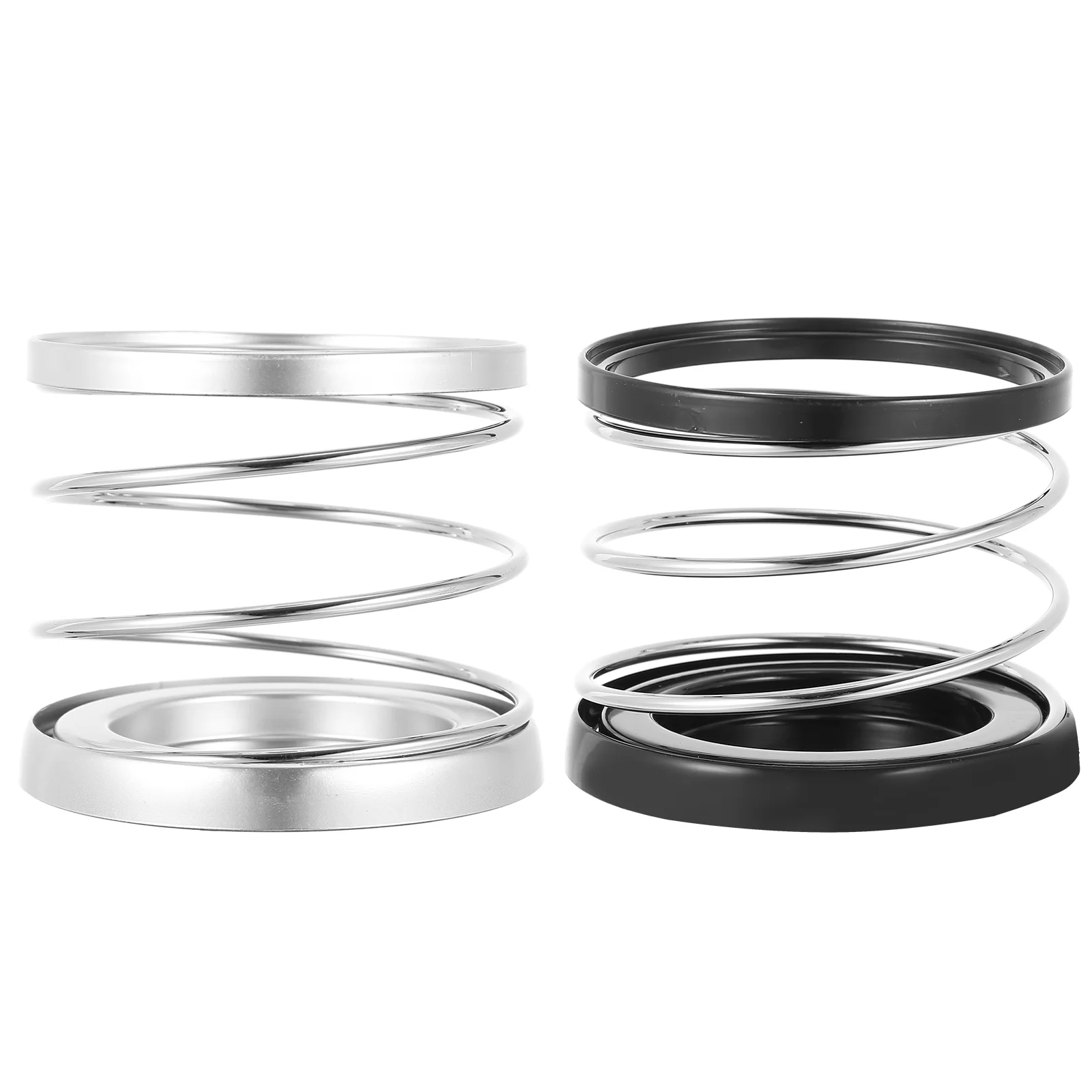 

2 Pcs Spring Drink Holder Coasters Your Car Mug Steel Wire Professional Vehicle Cup