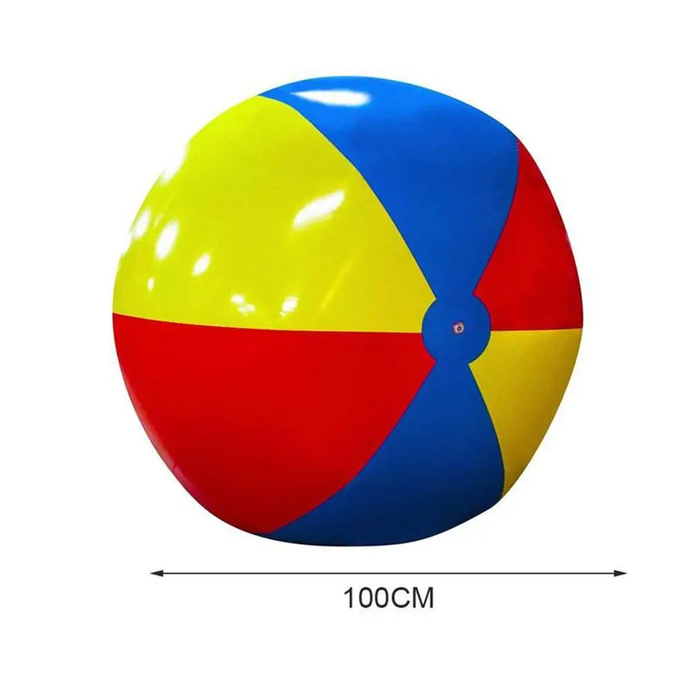 100/150cm Giant for Kids Adults Kids Toys PVC Balloons Swimming Pool Play Inflatable Beach Ball Water Game Balloon 4