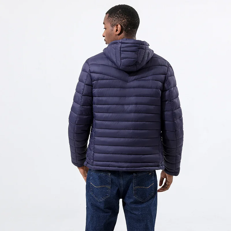 Lightweight Padded Men Coats For The Winter Outer Luxury Padding Thick Warm Men's Clothing Free Shipping Clearance