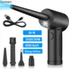Compressed Air Duster for computers Electric Air Blower Computer Cleaning Cordless Air Dust Cleaner for PC Keyboard Crumbs Car 1