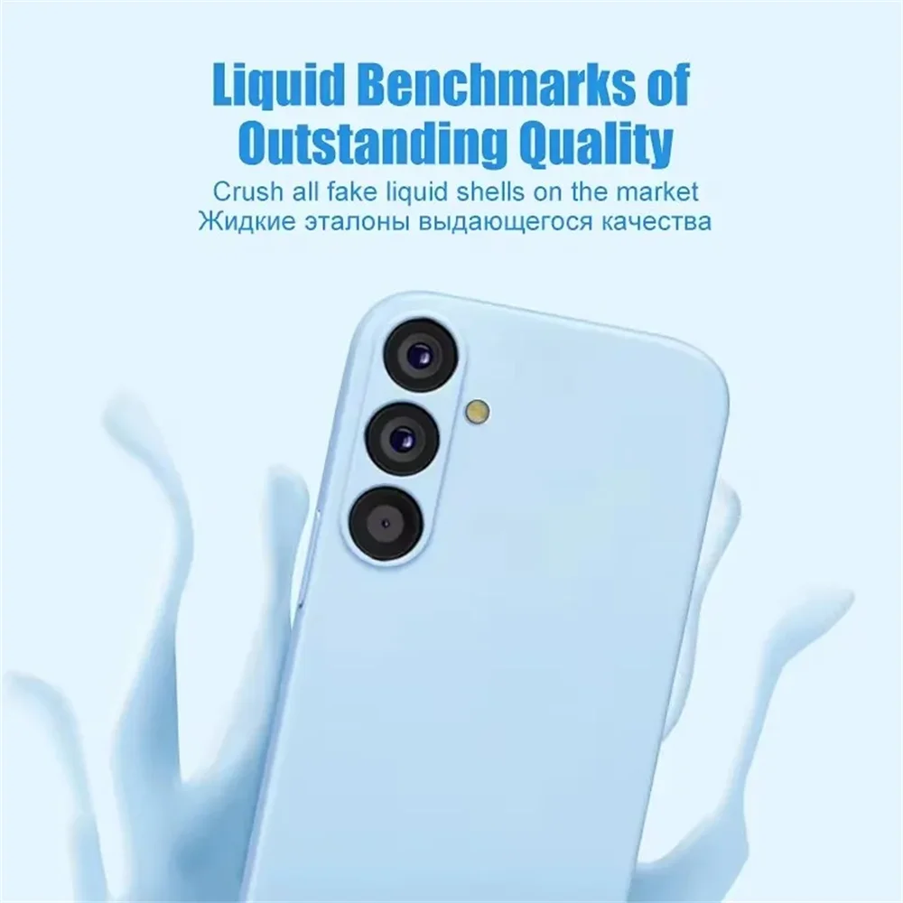 Vibrant Shockproof Liquid Silicone Phone Case with Holder