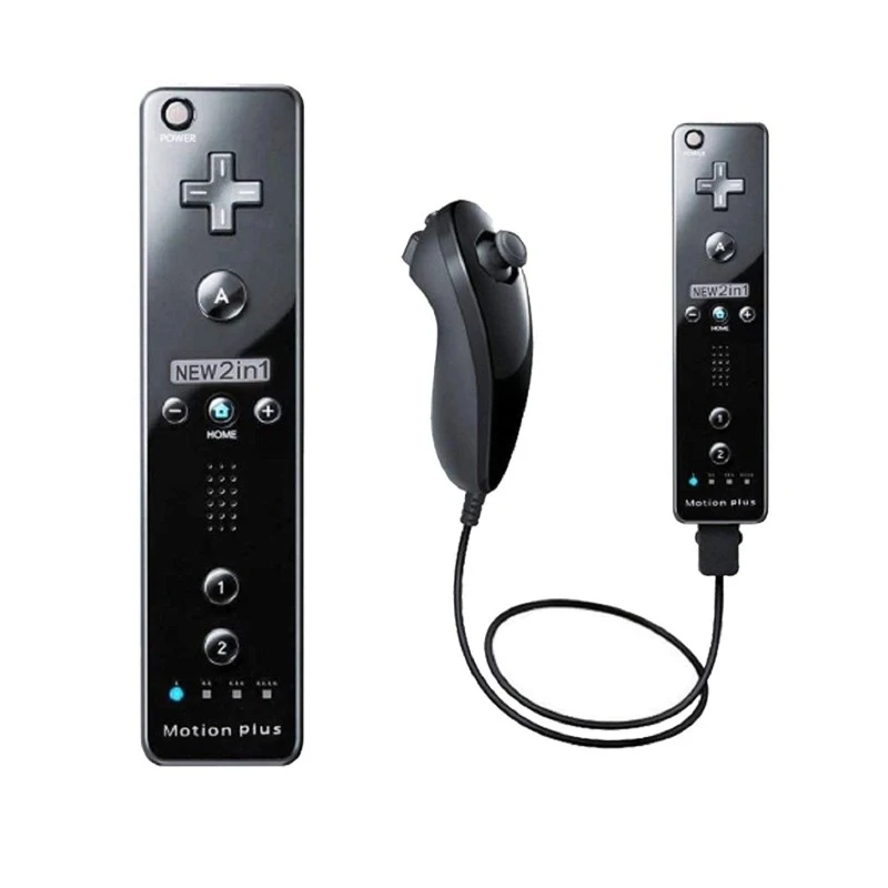 Wireless Remote Gamepad Controller Compatible Nintendo Wii Console Nunchuck Remote Control Joystick Joypad Optional Motion Plus