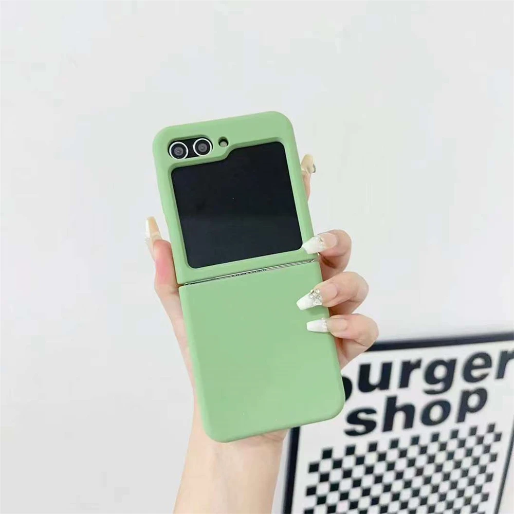 Korean Cute Candy Color Liquid Silicone Case - Fashionable Pure Color Cover Girl Gift