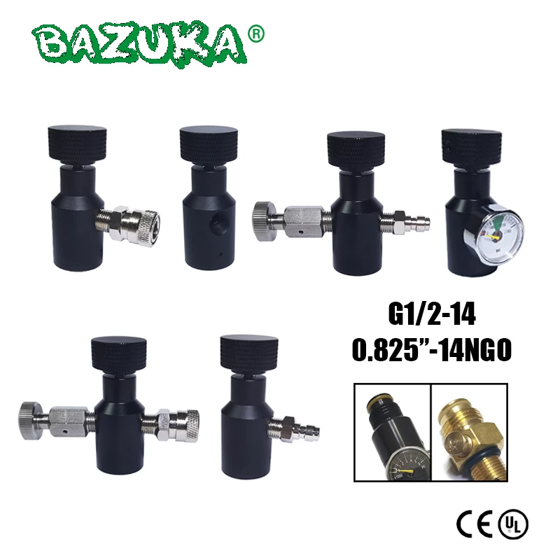 

New Air Accessories HPA Universal Fill Adapter of Marker Coil Remote Hose Line High Pressure UFA CO2 Tank On/Off ASA G1/2