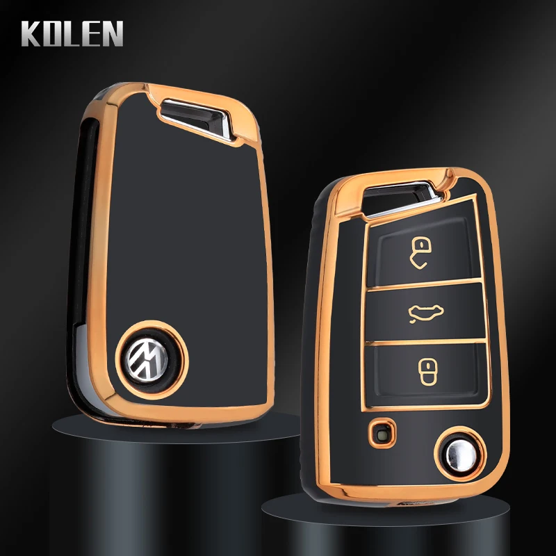 Fashion TPU Car Flip Key Case Cover Shell