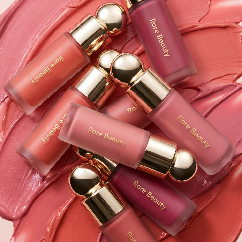 Rare Beauty Happy Joy Lucky Love Liquid Blush Silky and Glide On Smooth Long Lasting Plump Seamless Dewy Women Cosmetic Makeup