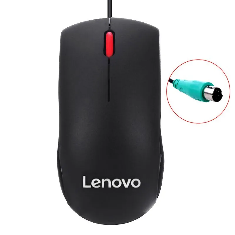 Lenovo 키보드 마우스 PS/2 라운드 포트 인터페이스 유선 콤보 레드 닷 방수 인체 공학적 노트북 미니 Pc 노트북 원본