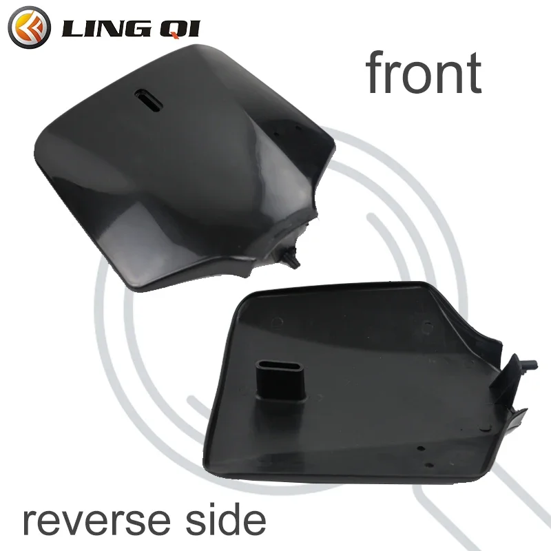 LINGQI RACING Motorcycle KLX110 Front Number Plate Panel Fender Plastic Cover motorcycle number plate for KLX 110 2013 Dirt Bike Accessories