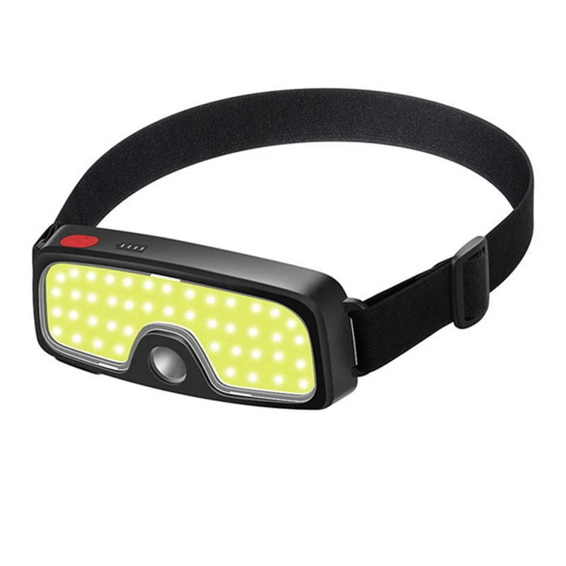 

Camping Cob Head Light Lamp USB Rechargeable Dual Light Source Cycling Running Headwear Fishing Head Light Lamp
