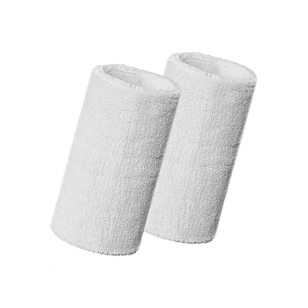 1Pc Wrist Sweatband Tennis Sport Wristband Soft Fabric Durable Compression Protective Wrist Support Brace Volleyball Gym Wrist