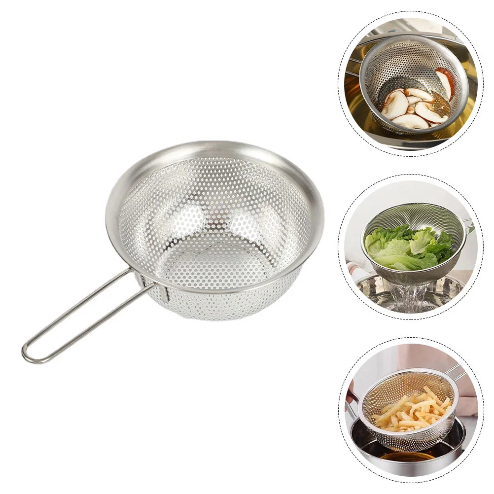 

Rice Draining Basket Cleaner Washer Strainer Bowl Fine Mesh Kitchen Accessory Stainless Steel