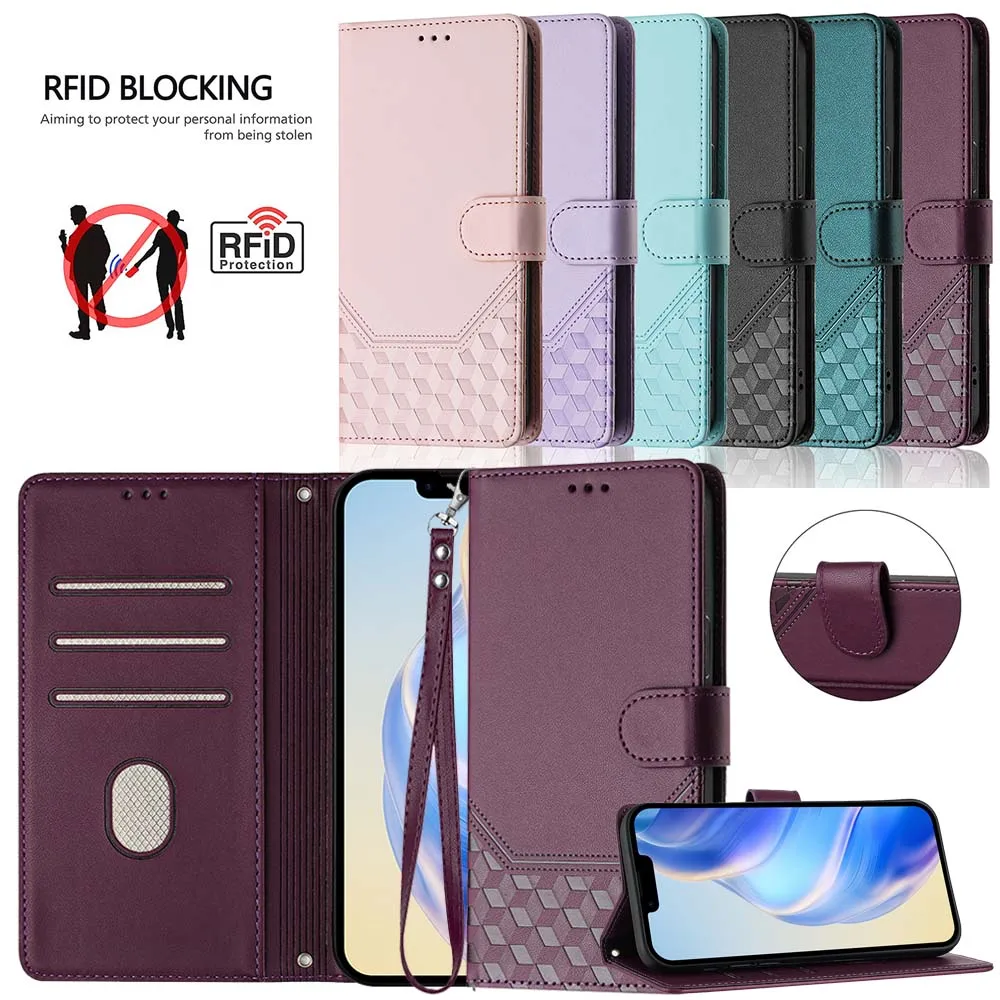 Premium RFID Blocking Flip Wallet Phone Case with Card Holder