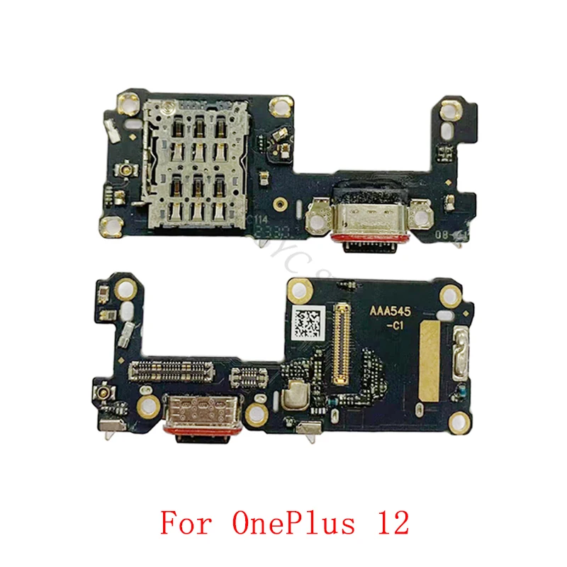 USB Charging Connector Port Board Flex Cable For OnePlus 12 Ace 2 Pro Charging Port Repair Parts