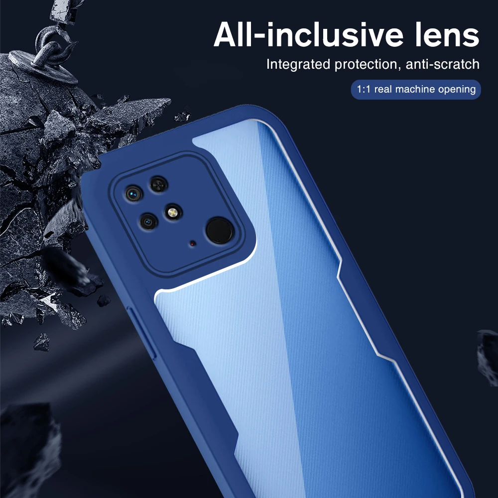 Hülle für Xiaomi Redmi 10C Cover All Inclusive Shell Doppelseitige Folie für Redmi 10C 10 C 10 Schutzhülle_voghion.com