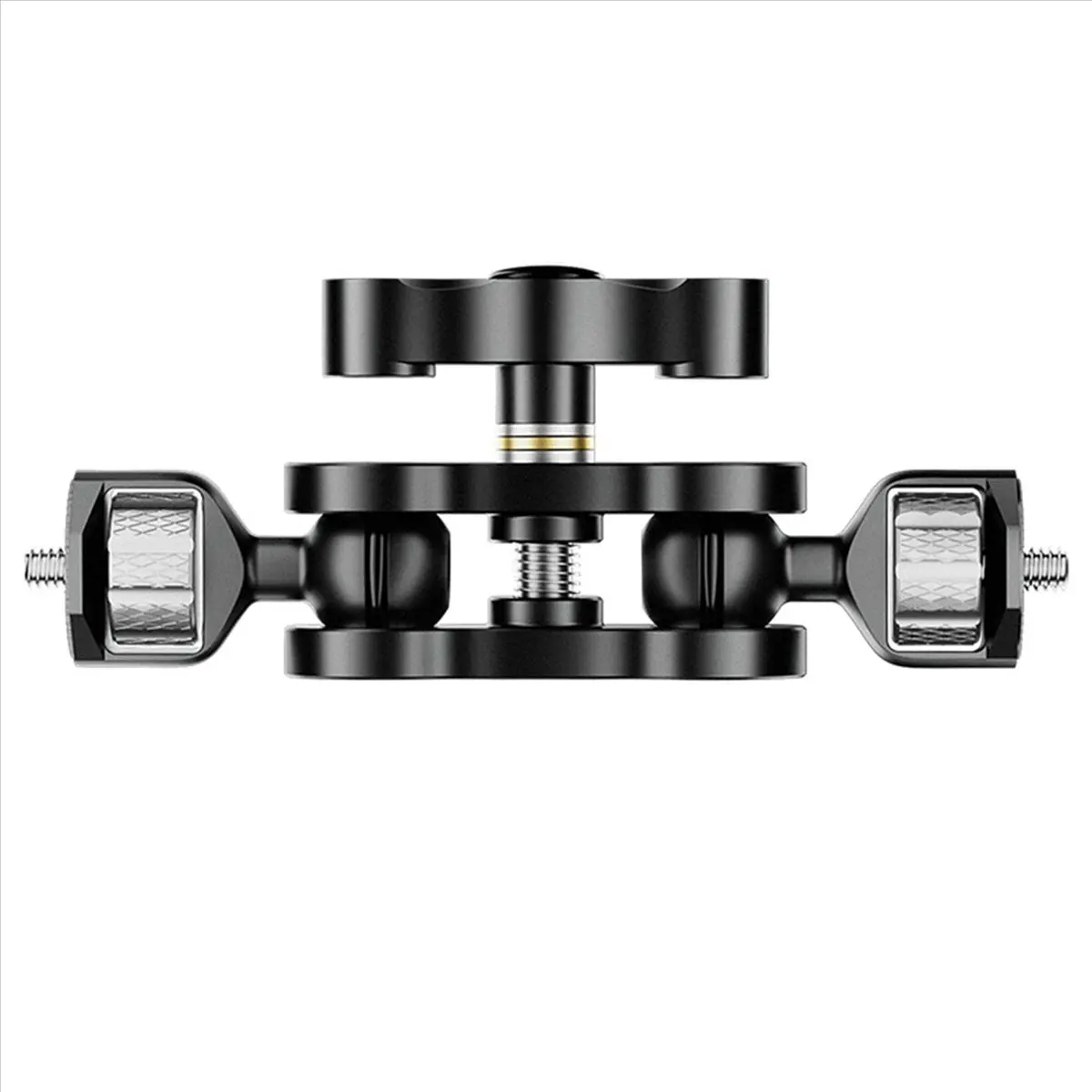A10I TM-5 삼각대용 듀얼 볼 헤드가 있는 관절형 매직 암, LED 조명, LCD 모니터, 마이크용 1/4인치 폰 클립