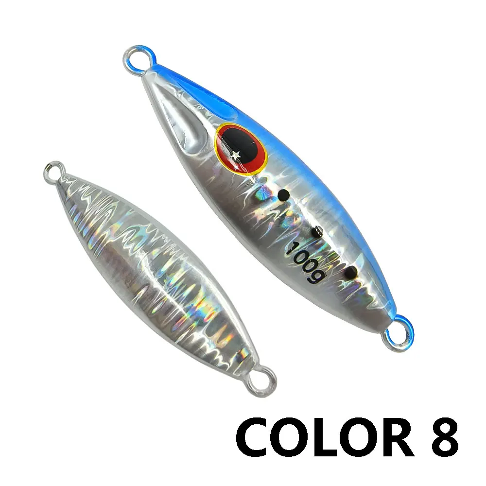 1 Stück Slow Bee Micro Slow Pitch Jig 30/40/60/80/100/120g Salzwasser Uferköder Kunstköder für Meeresfischerei – Detail 15