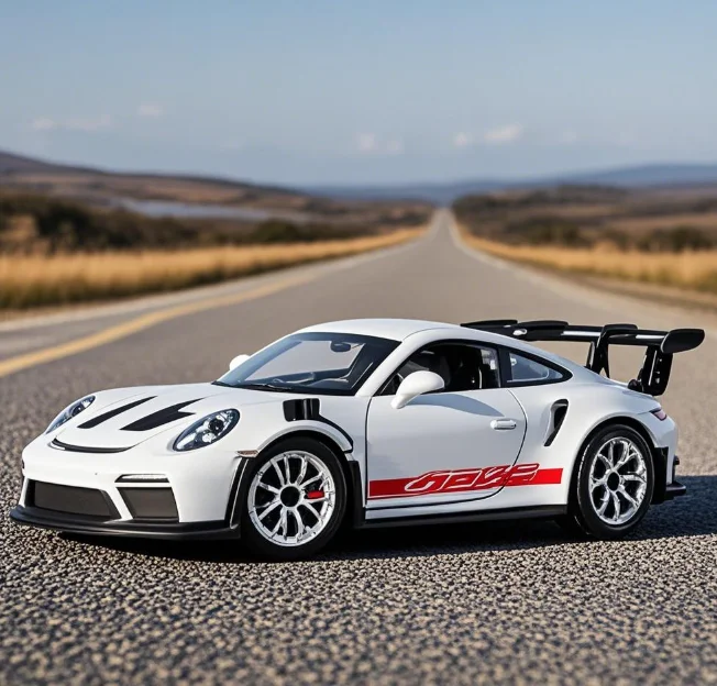 Miniature Porsche 911 GT3 RS 1:36 - Voiture en Alliage Moulé sous Pression