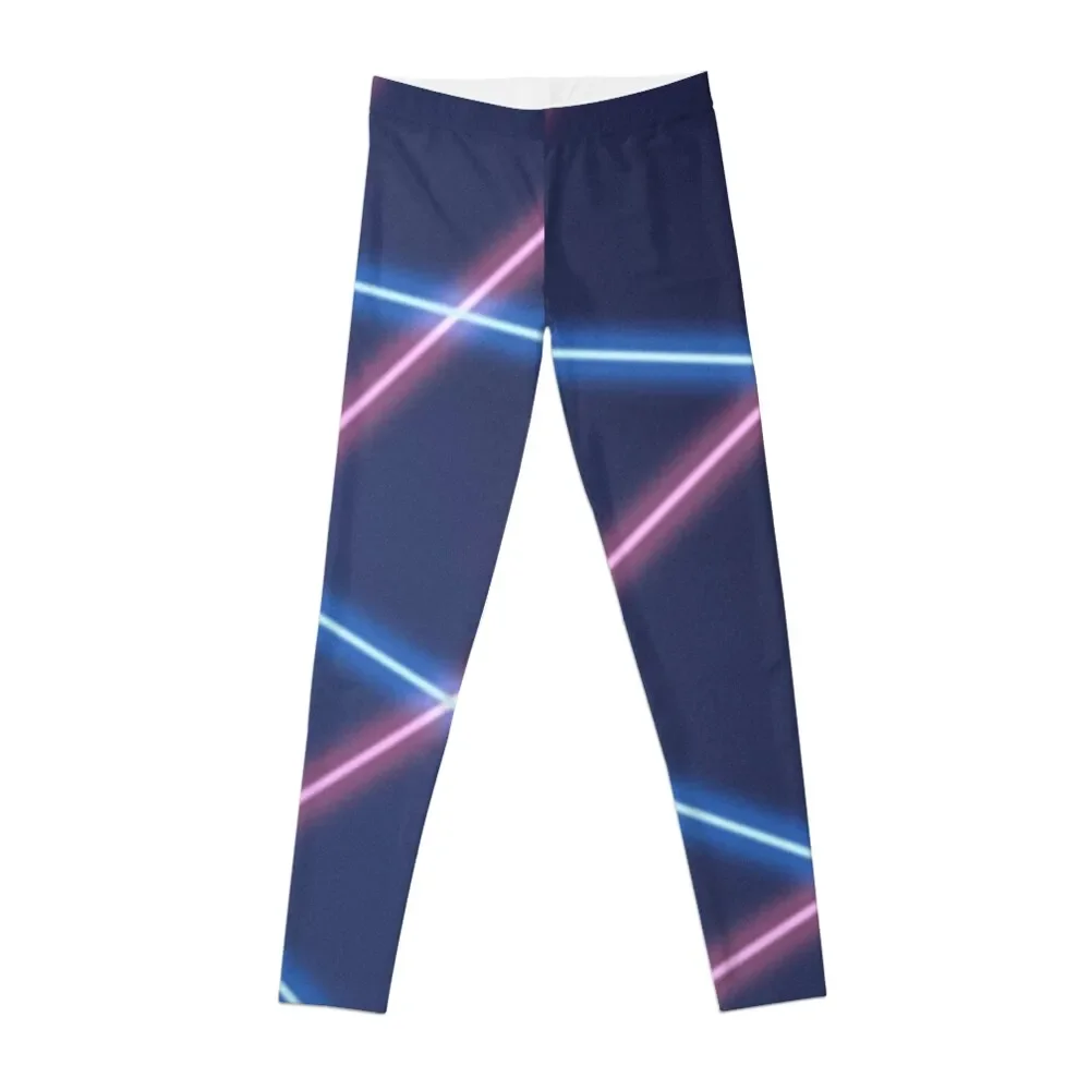 

90s Laser Beam Picture Day Background, Retro, Oldschool Leggings sporty woman push up sports for push up Womens Leggings