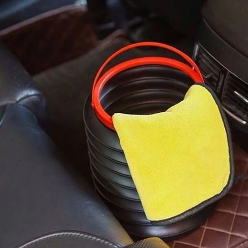 Folding Telescopic Trash Bin Car Interior Organizer Rubbish Container Umbrella Storage Multifunctional Waterproof Garbage Can car trash can car trash bag